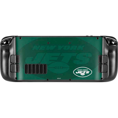NFL New York Jets Double Vision Steam Deck Handheld Gaming Computer Skin